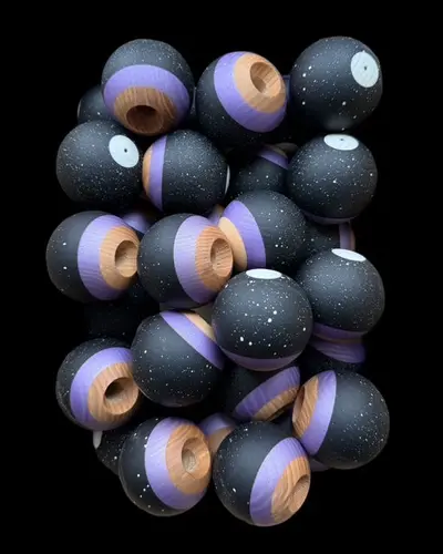 REVO TAMA only - ASH Splatter - Black / Very Peri