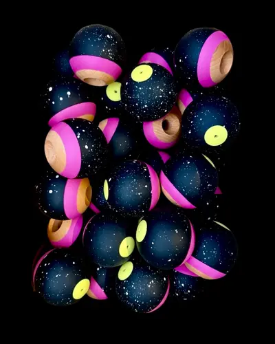 REVO TAMA only - BEECH - Splatter Black/Pink